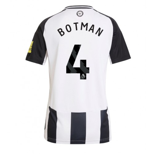 Fotbalové Dres Newcastle United Sven Botman #4 Dámské Domácí 2024-25 Krátký Rukáv